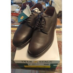 New Deer Stags Men Shoes Sz 11M Oxford Casual Dress Brown Leather